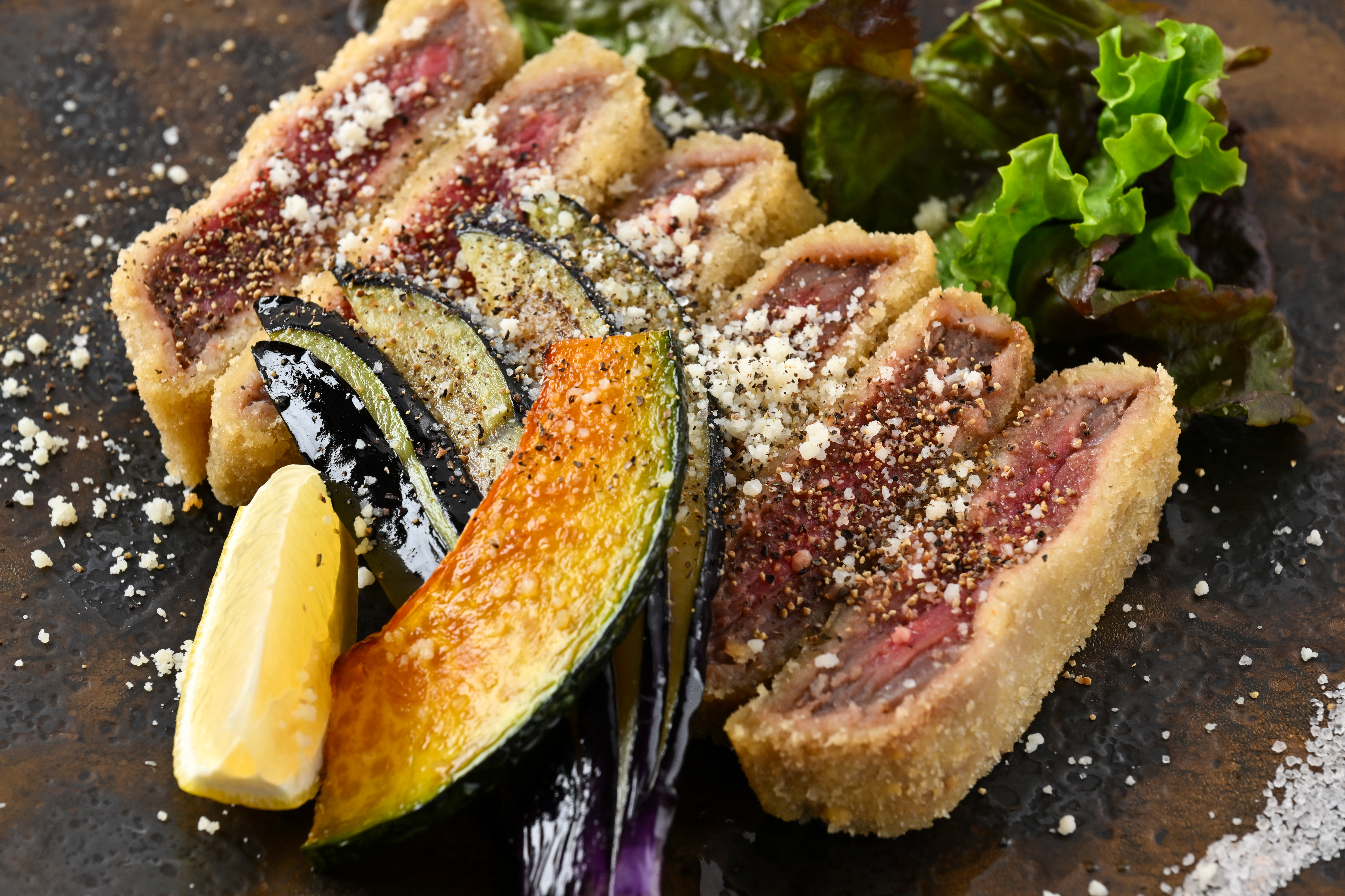 能登牛の和風ローストビーフ