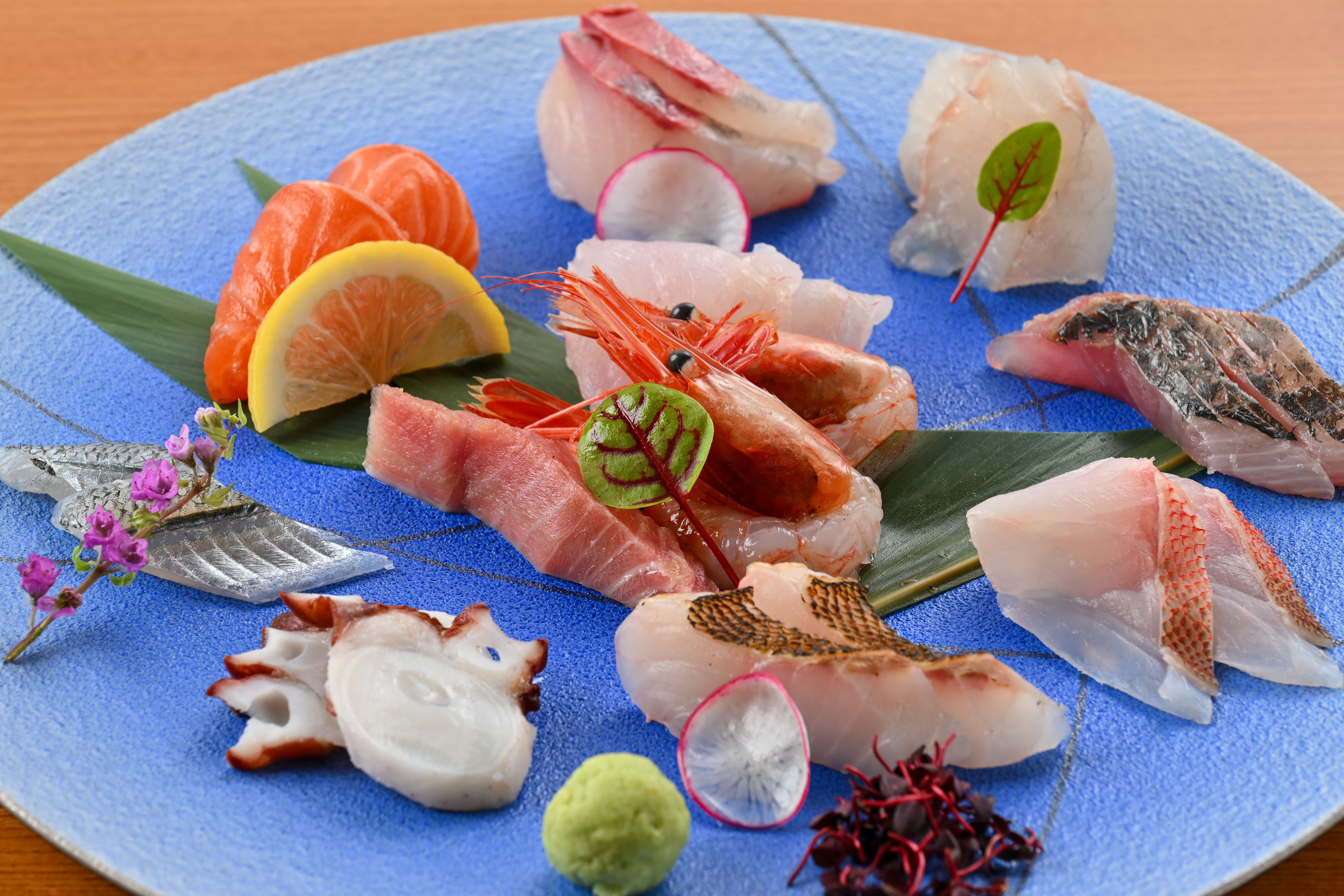 旬の刺身盛り合わせ